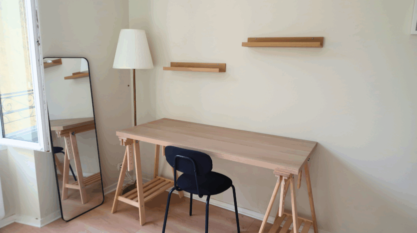 Studio meublé rue de Paris