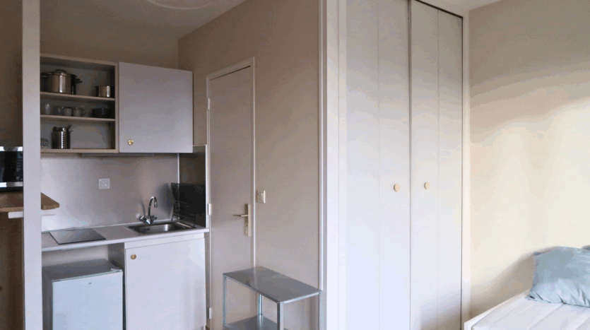 Studio meublé rue de Paris